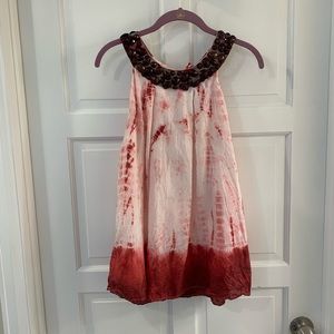 Silk Tie-Dye Top